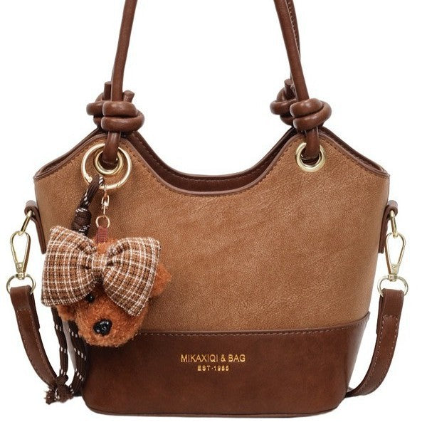 Winter Stitching Portable Commuter High Sense Women's Shoulder Bag