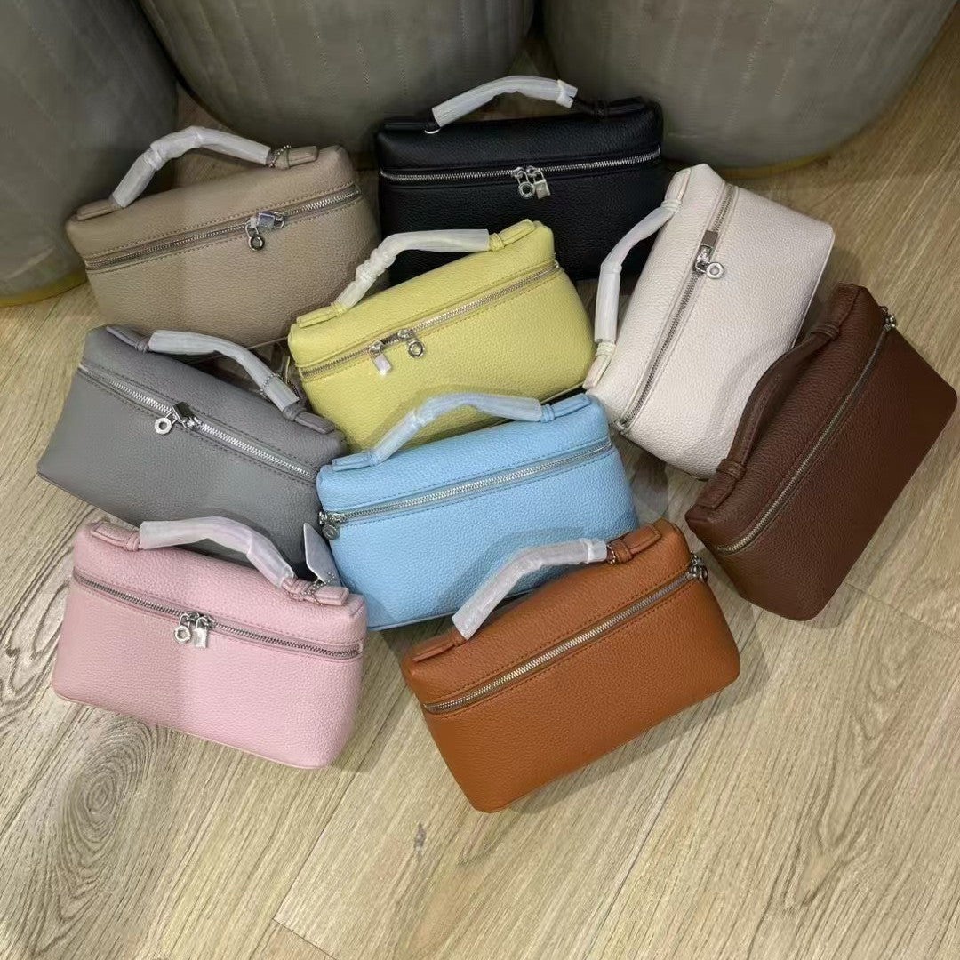 Milk Plain White Rice Box With Strap Handbags