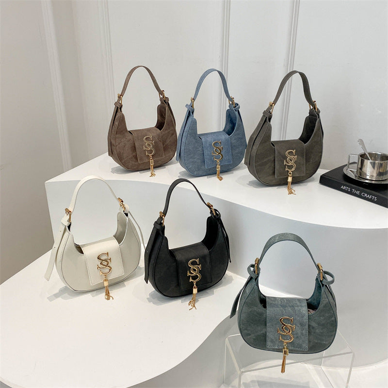 Women's Simple Beautiful Fashion Hand Carrying Underarm Women's Shoulder Bag