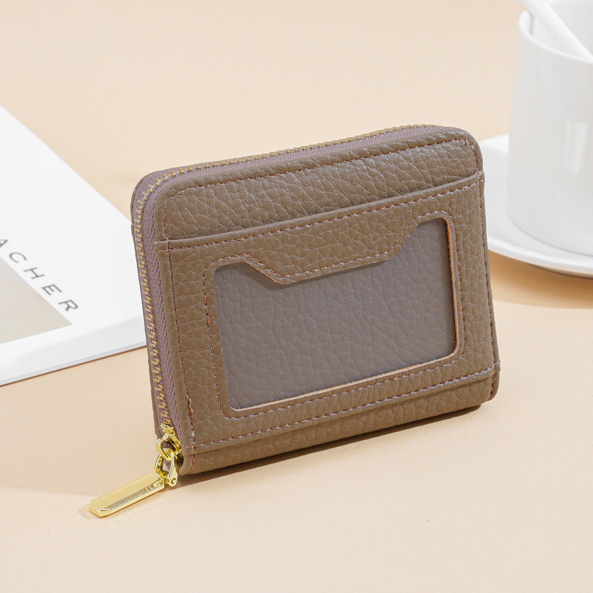 Women's Simple Korean Style Short Multiple Slots Ladies Wallet