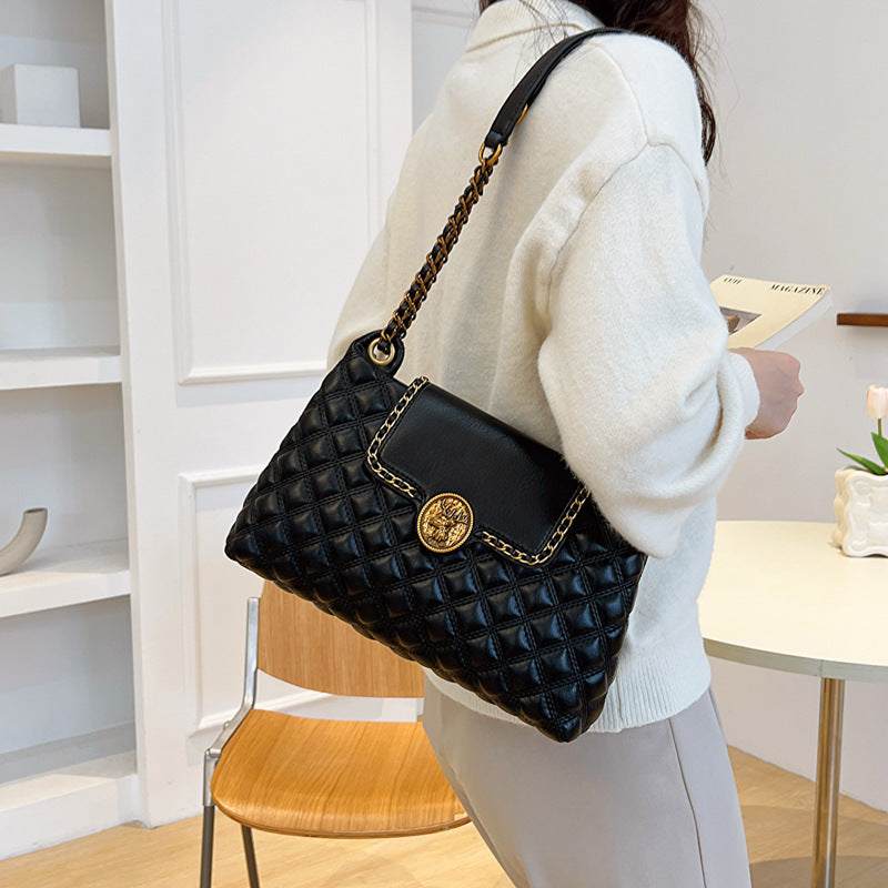 Live Broadcast Fashion Retro Diamond Embroidery Crossbody Bags