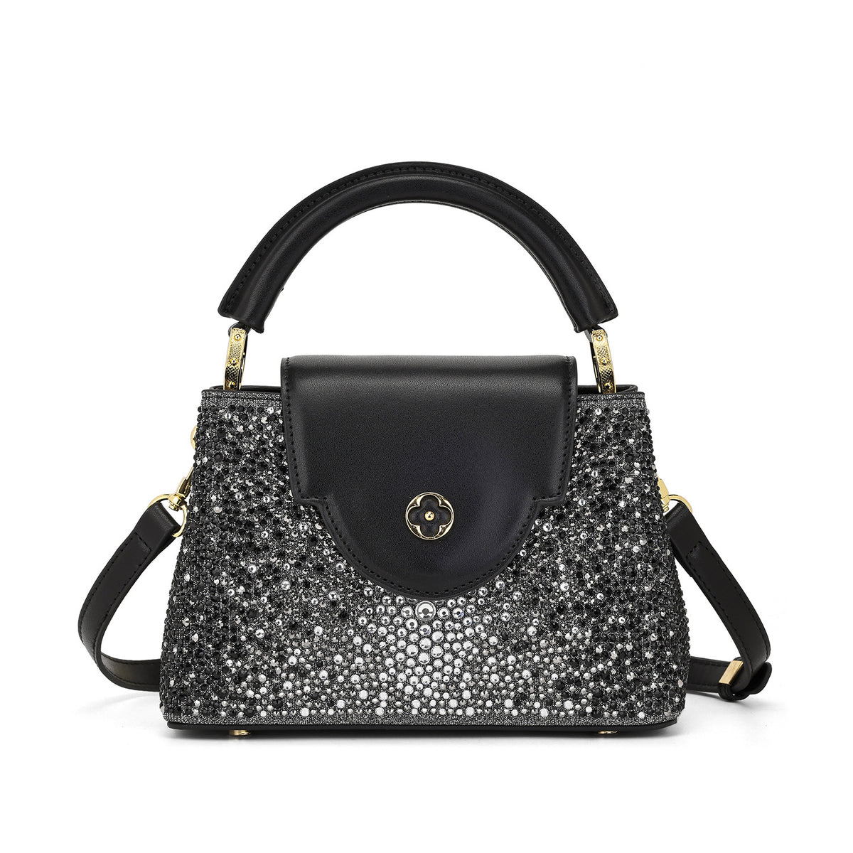 Women's Diamonds Fashionable Rhinestone Dinner Rose Red Women's Handbag