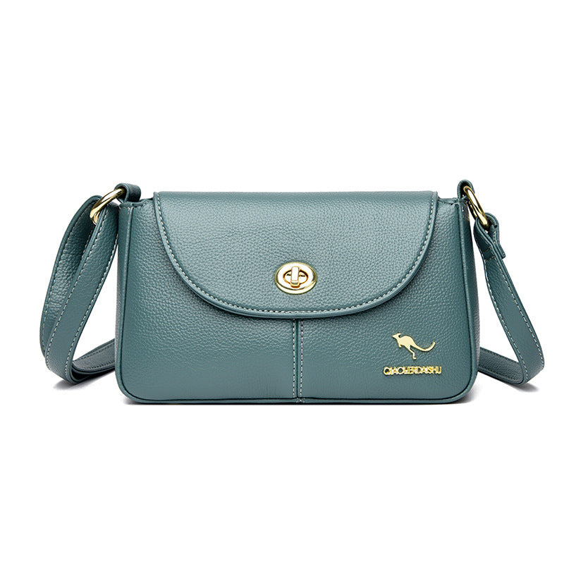 Women's Fashionable High-grade Simple Soft Leather Shoulder Bags