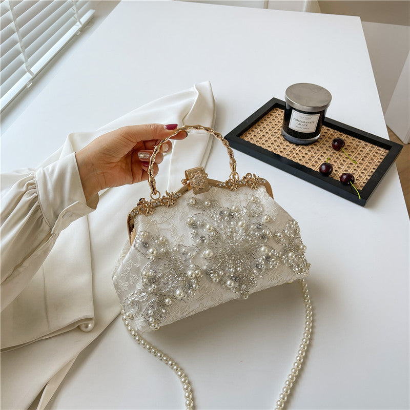 Embroidered Fashion Cheongsam Banquet Clutch Chain Handbags