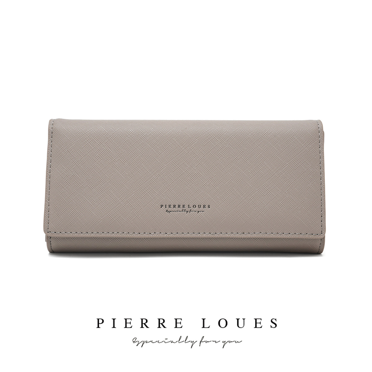 Women's Simple Large Capacity Clutch Cross Pattern Ladies Wallet