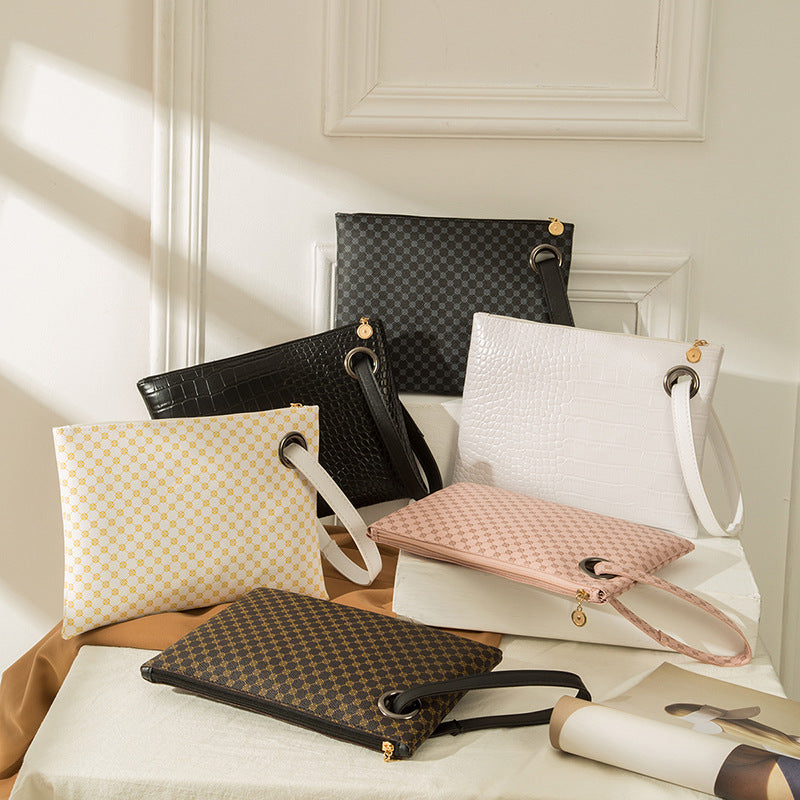 Attractive Women's Crocodile Pattern Simple Printed Women's Handbag