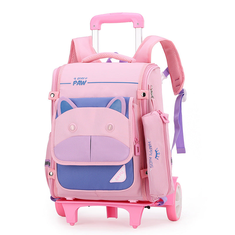 Women's & Men's Natural Fish Full Open Space Primary Grade Elementary School Students' Schoolbags