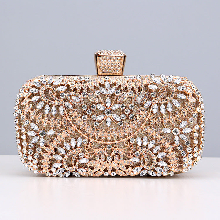 Women's Diamond Dinner Retro Banquet Hand Holding All Evening Bags