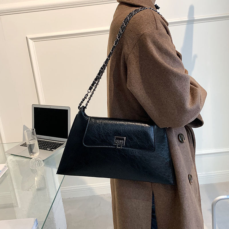 Women's Fashion Simple Summer Texture Envelope Chain Women's Shoulder Bag