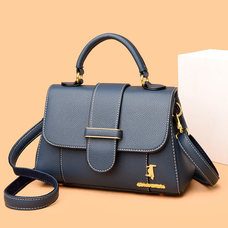 Leather For Woman Temperament Wild Mom Crossbody Bags