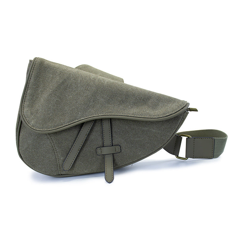 Wash Old Army Green Canvas Vintage Gray Waist Packs