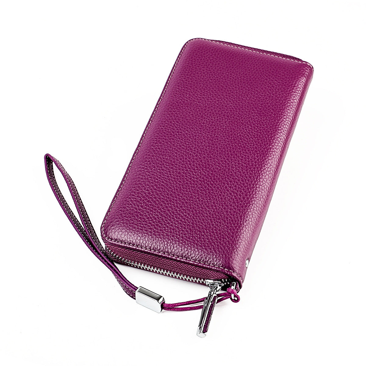 Women's Capacity Long Top Layer Cowhide Multi Ladies Wallets