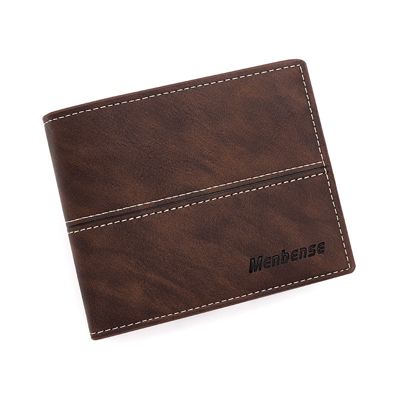 Men's Short Business Fashion Simple Soft Leather Men's Wallet