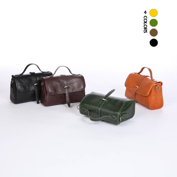 Women's Fur Genuine Leather Vintage Cowhide Mild Bags