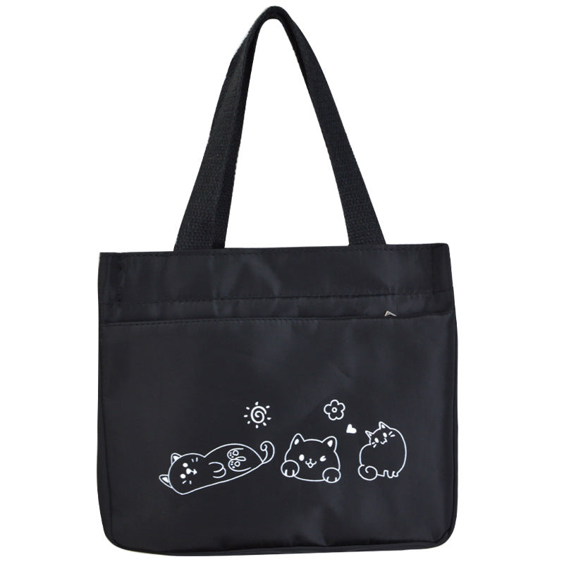 Canvas Three-dimensional Thickened Spring Urban Versatile Simple Small Square Bags
