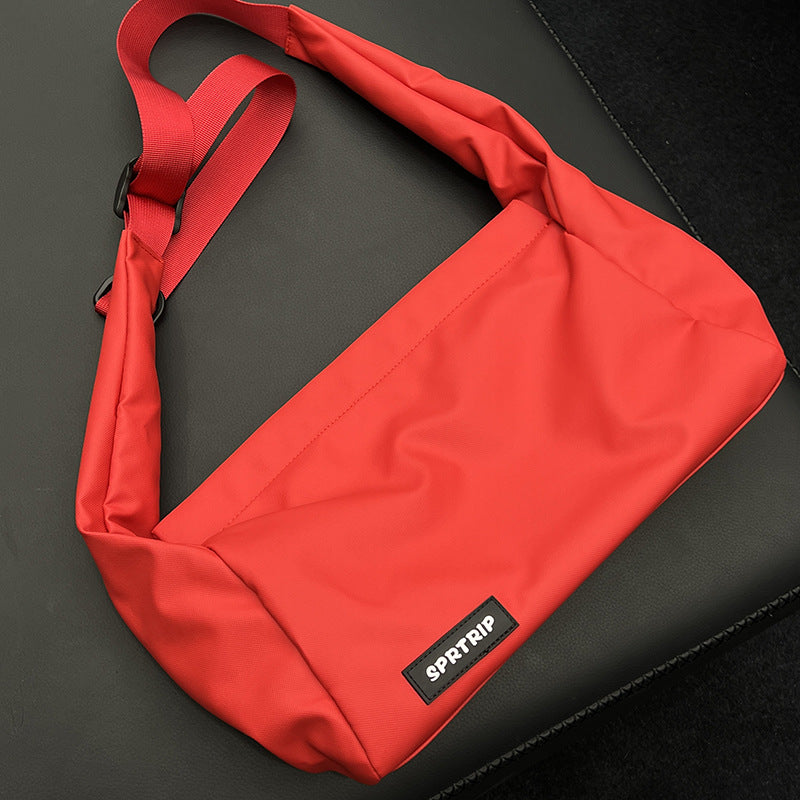 Women's & Men's Ge Early Spring Oxford Cloth Simple Crossbody Bags