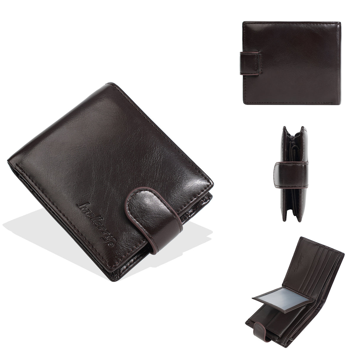 Men's Short Multiple Slots License Ticket Green Business High Men's Wallet