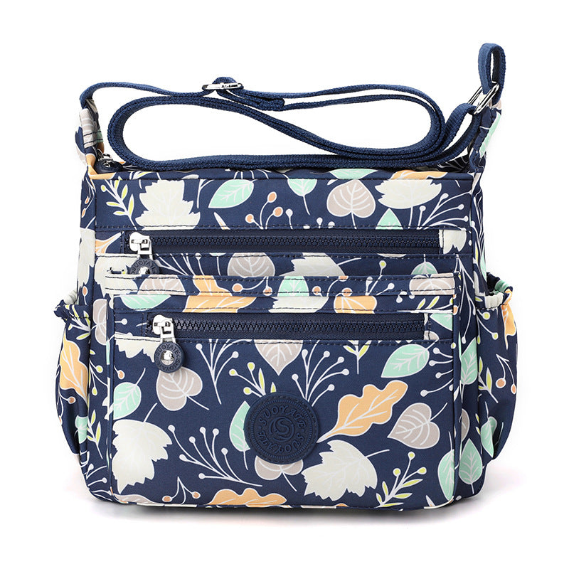 Women's Printed Nylon Canvas Mother Fashion Women's Messenger Bag