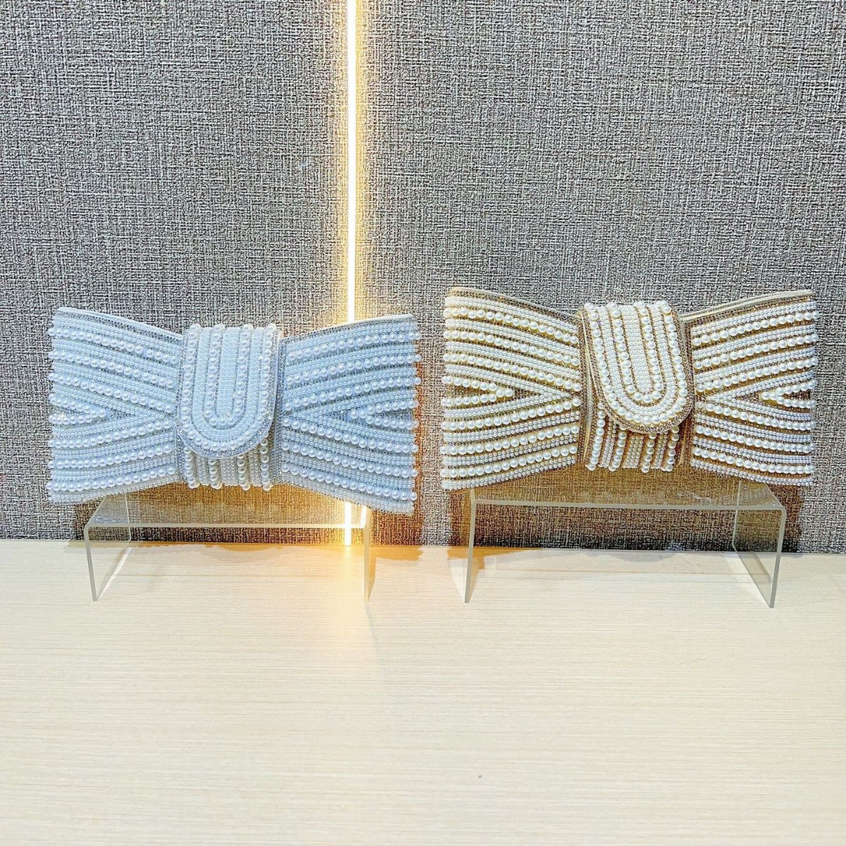 Retro High-grade Clutch Pearl Butterfly Dinner Handbags