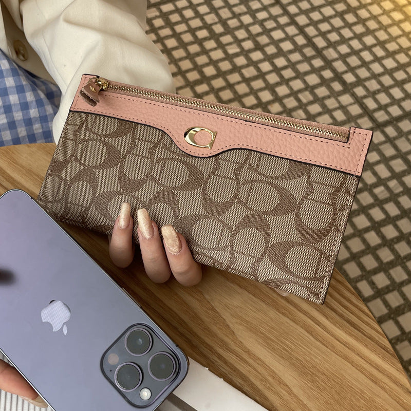 Women's Long Fashionable High-grade Design Mobile Ladies Wallet