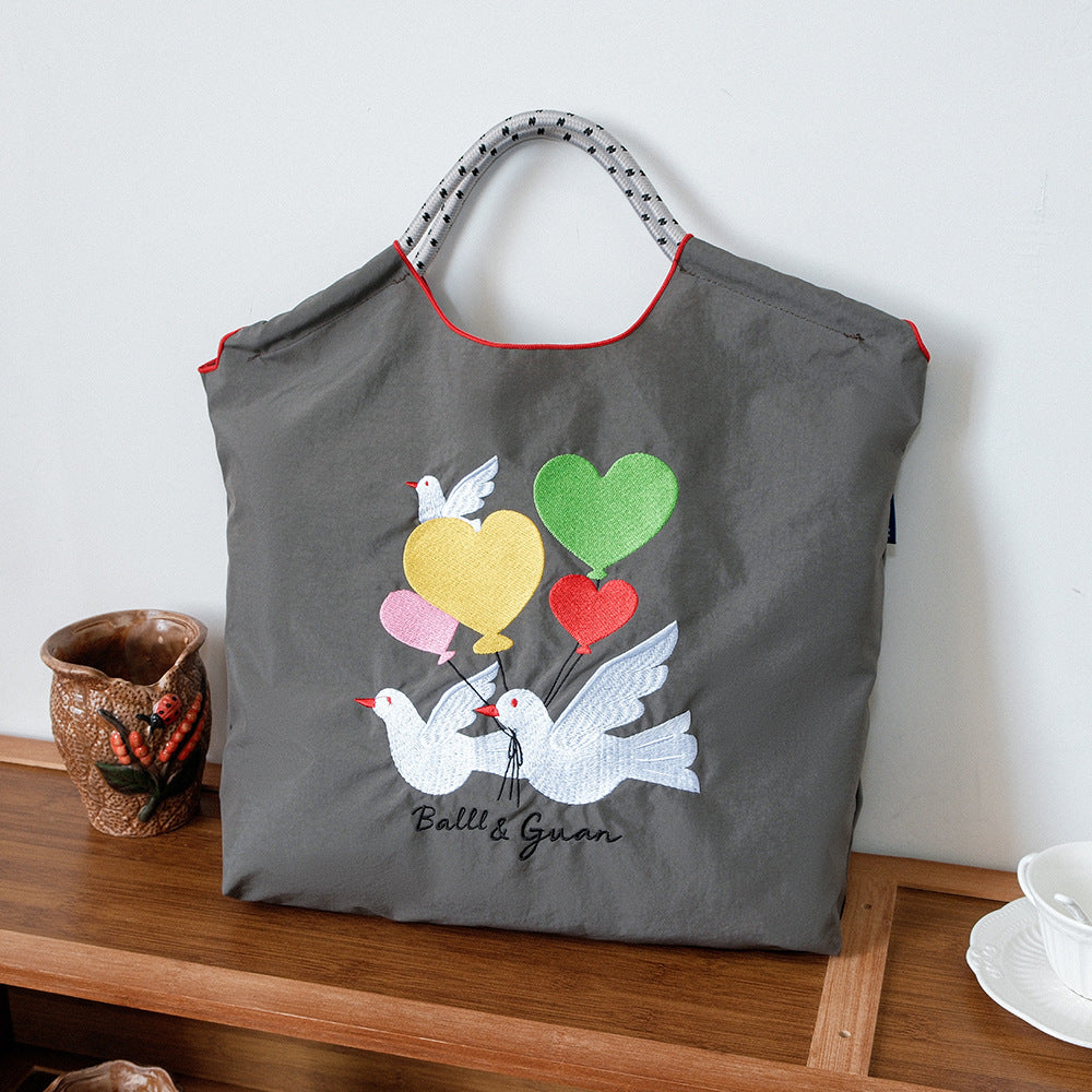 Style Embroidery Shopping Niche Ten Thousand Needle Bags