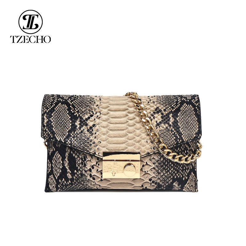 Women's Pattern Three-dimensional Underarm Large Capacity Genuine Shoulder Bags