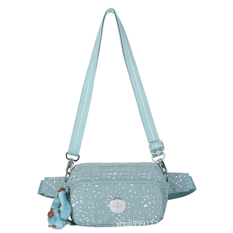 Women's & Men's & Monkey Light Canvas Fashion Trendy Waist Packs