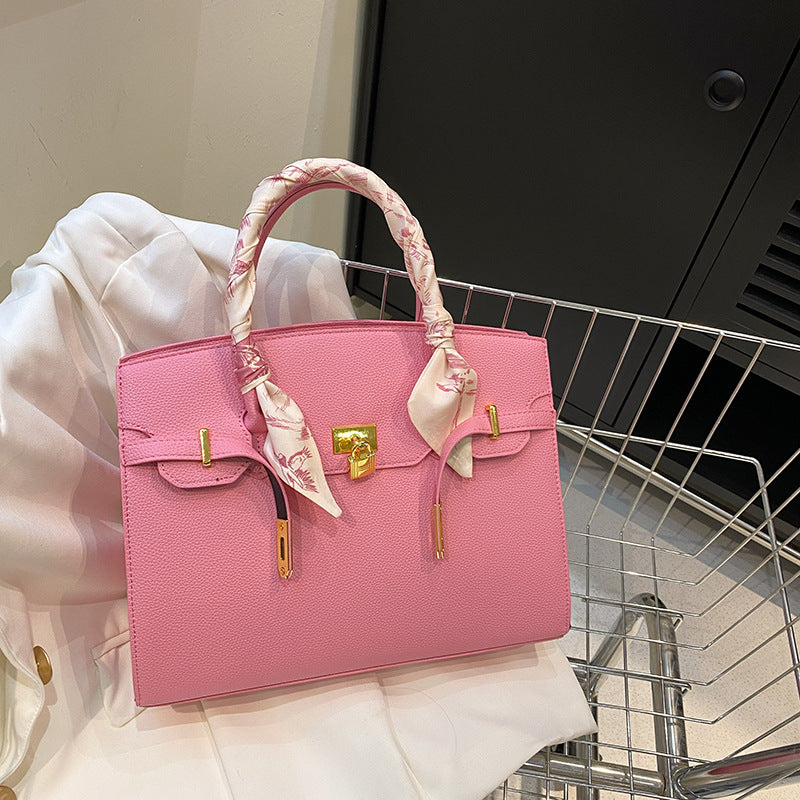 Women's Large Capacity Fashion Portable Platinum Big Women's Handbag