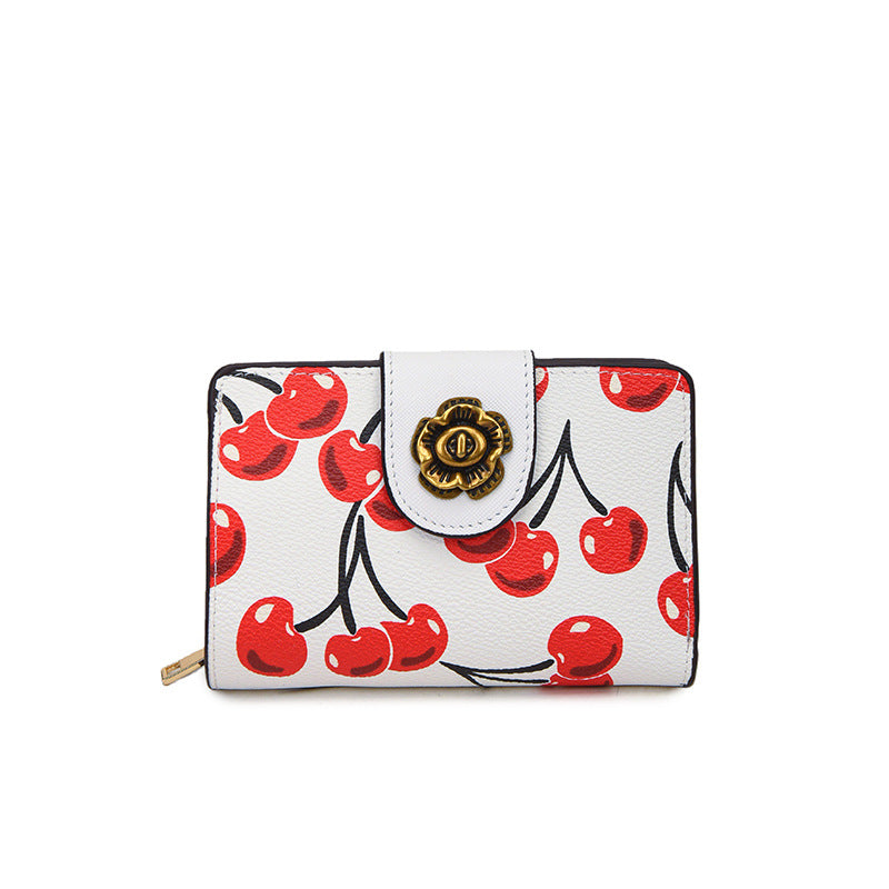 Women's Classic Retro Zipper Short Simple Multifunctional Ladies Wallet
