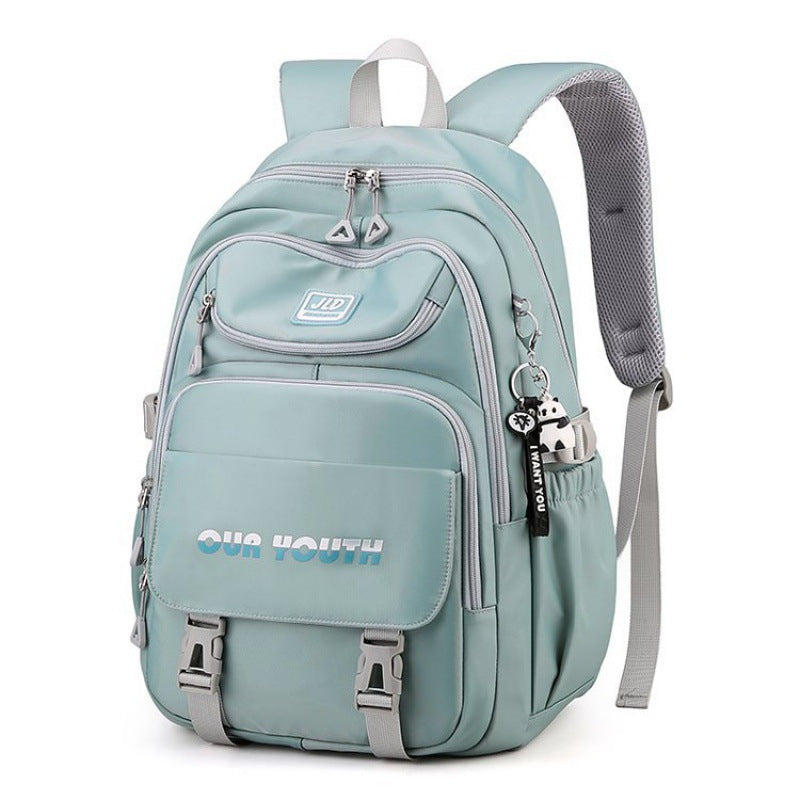 Fashion Early High College Female Double Backpacks