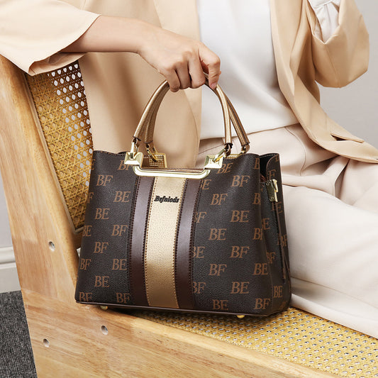 Women's Day Free Fashion Color Matching Single Handbags