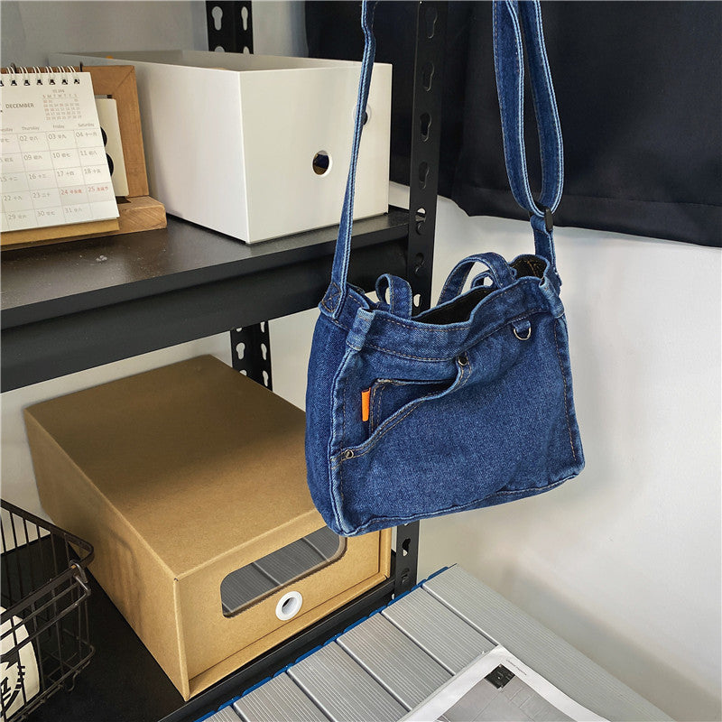 Denim Style Mini Ef Usm Bypass Women's Messenger Bag