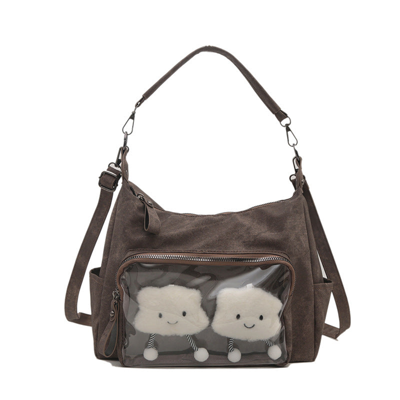 Style Transparent Barlow Valley Cartoon Large Capacity Versatile Bags