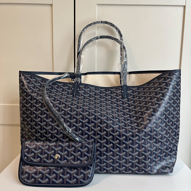 Women's Dog Teeth Large Capacity Shopping One Shoulder Bags