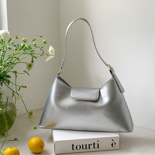 Women's Underarm Niche Korean Texture Portable Large Shoulder Bags