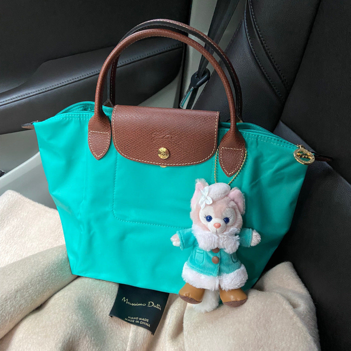 Women's Nylon Dumpling Embroidered Large Capacity Totes Shoulder Bags