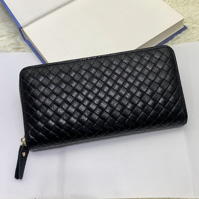 Men's Leather First Layer Cowhide Lady's Mobile Ladies Wallet