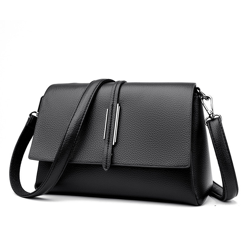 Women's & Men's Spring Korean Style Simple Soft Leather Shoulder Bags