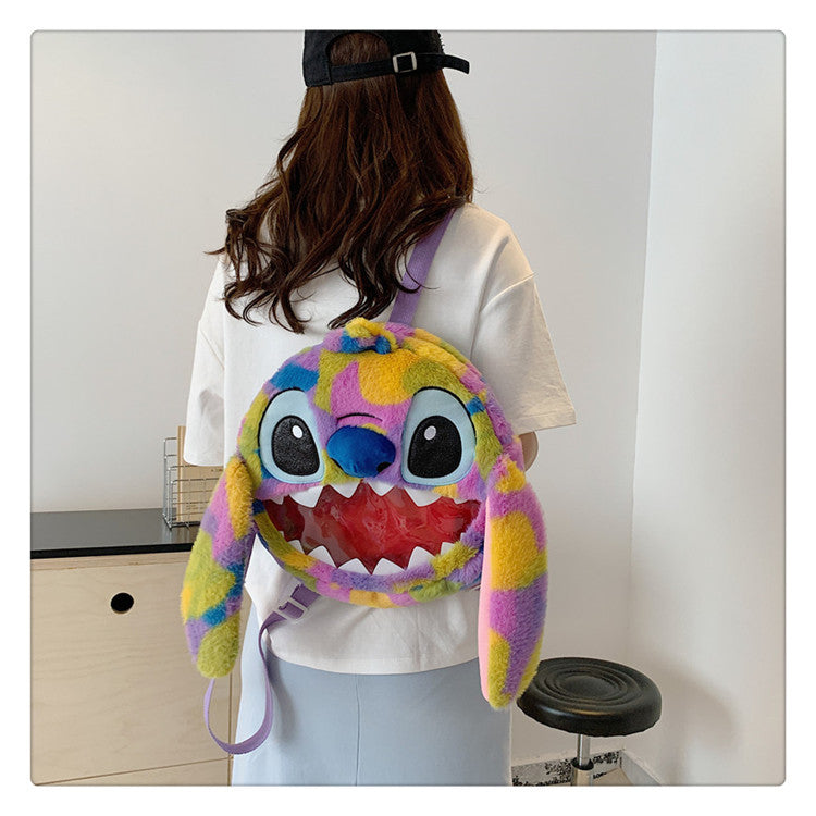 Women's Toy Toothless Korean Style Plush Portable Big Women's Messenger Bag