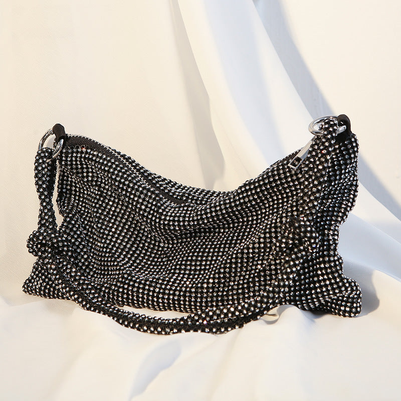 Women's Full Diamond Dinner Studded Hand Underarm Evening Bags