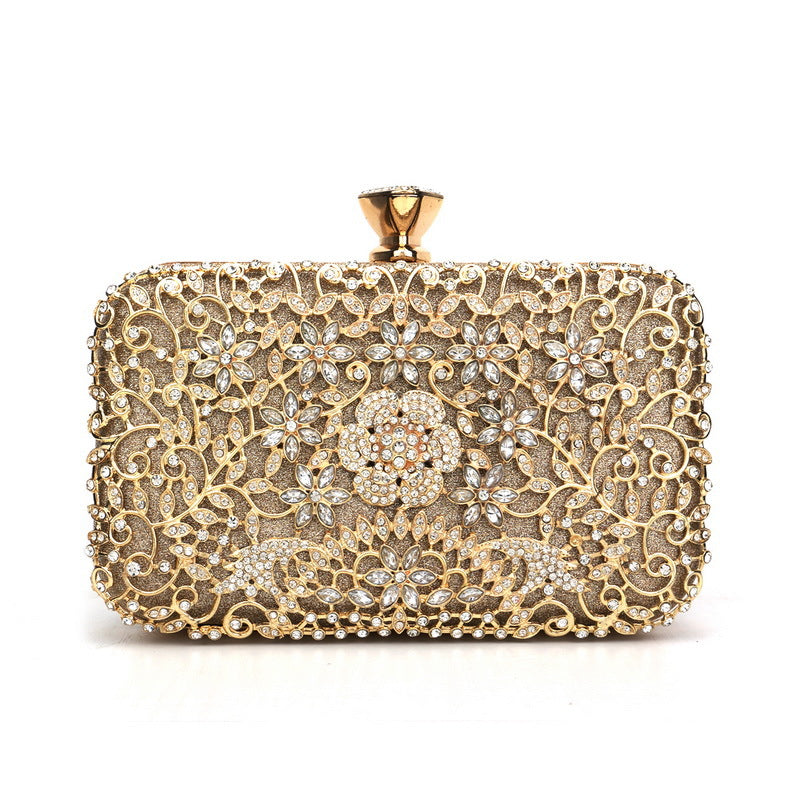 Inlaid With Diamond Dinner Banquet Clutch Bags