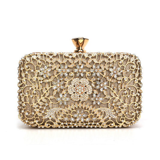 Inlaid With Diamond Dinner Banquet Clutch Bags