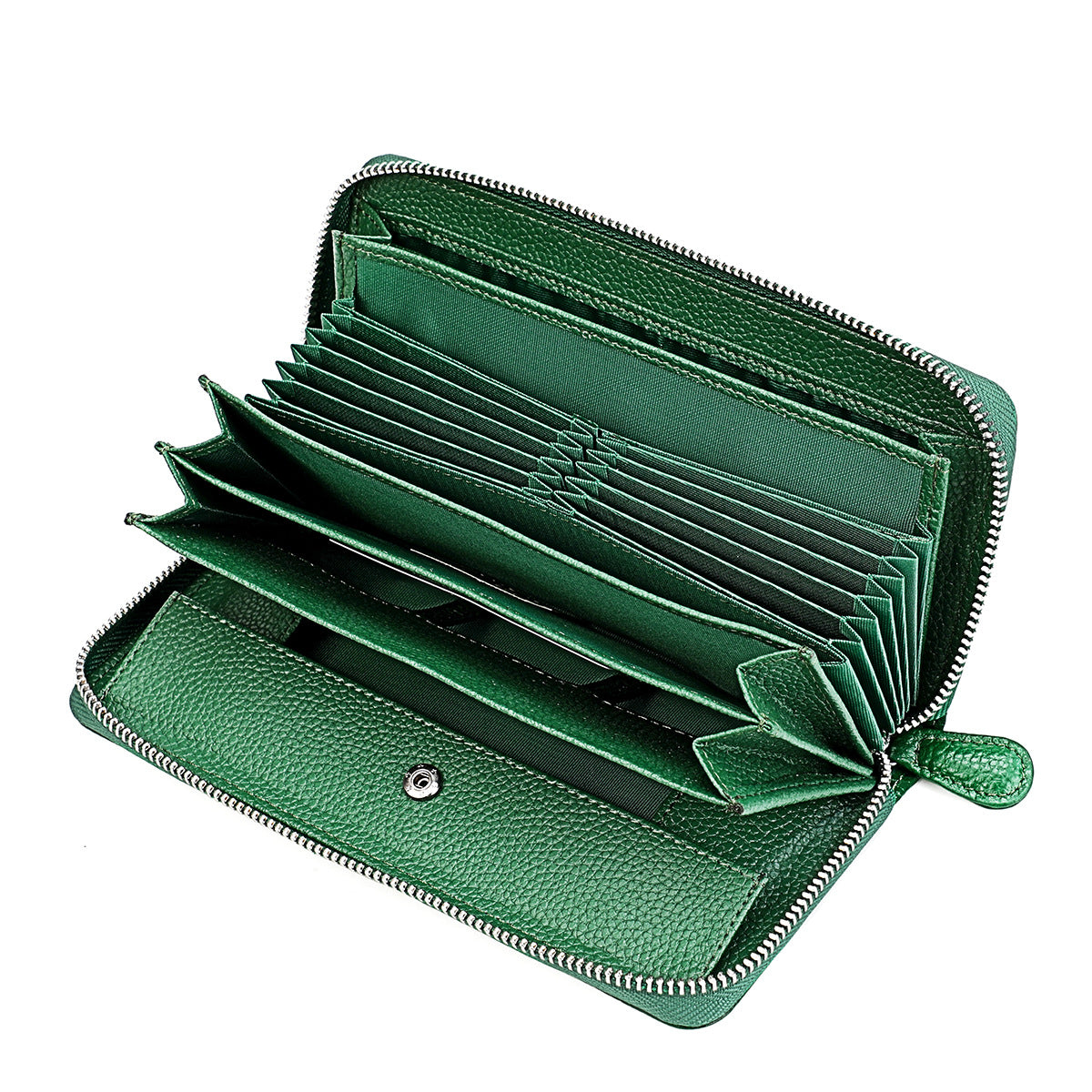 Women's & Men's & Fashion Organ Clutch Zipper Change Ladies Wallets