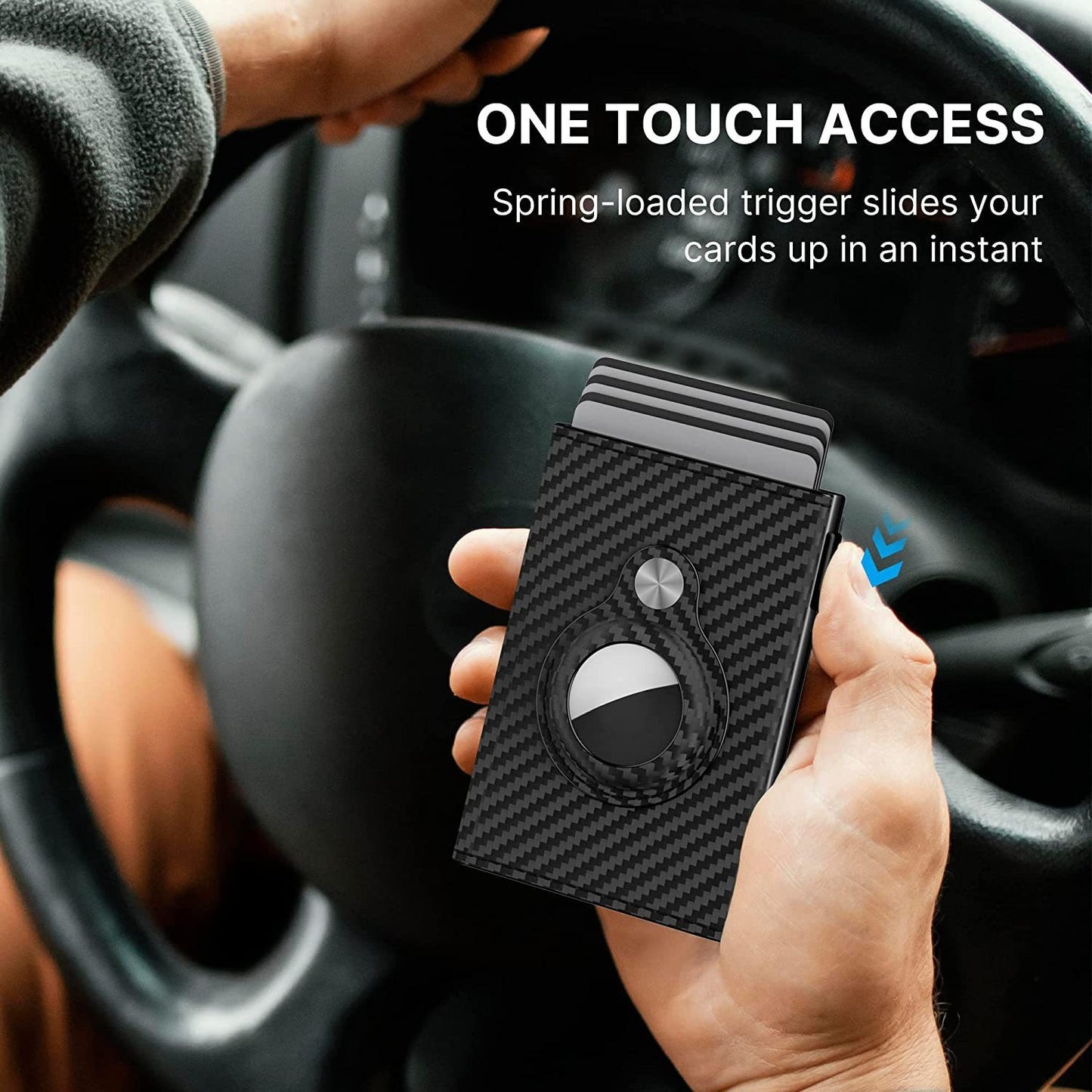 Men's Graceful Pretty Metal Aluminum Alloy Card Holder