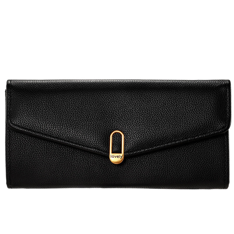 Women's Large Capacity Multifunctional Clutch Zipper Hasp Bags