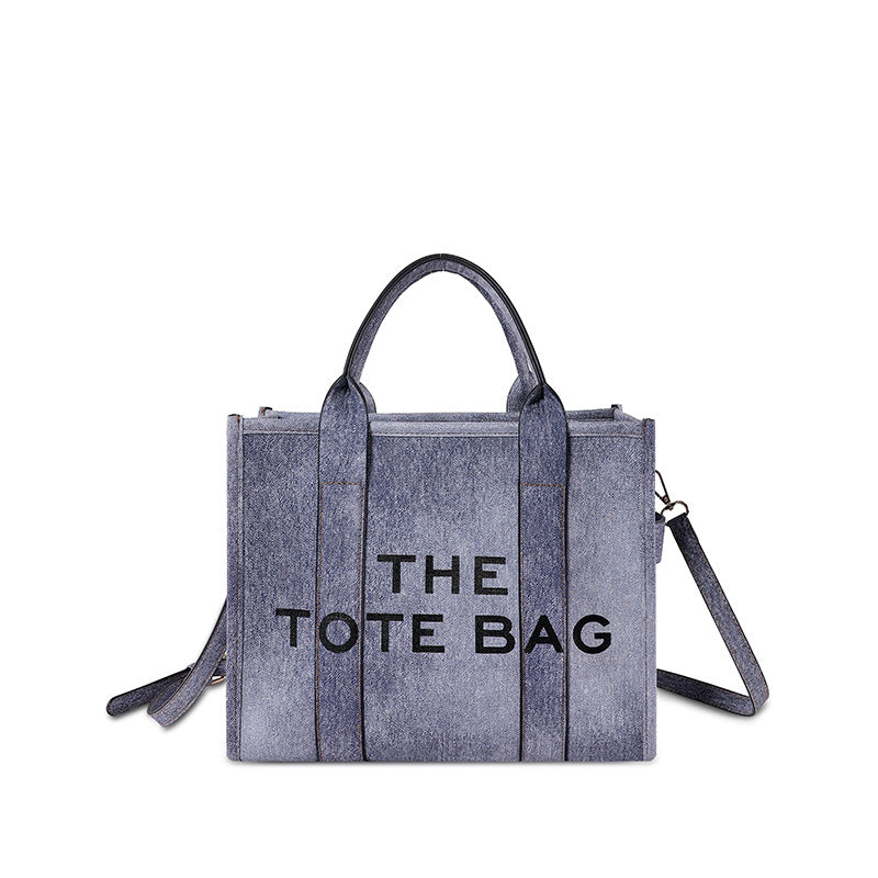 Women's Fashion Trendy Denim Gradient Color Bags