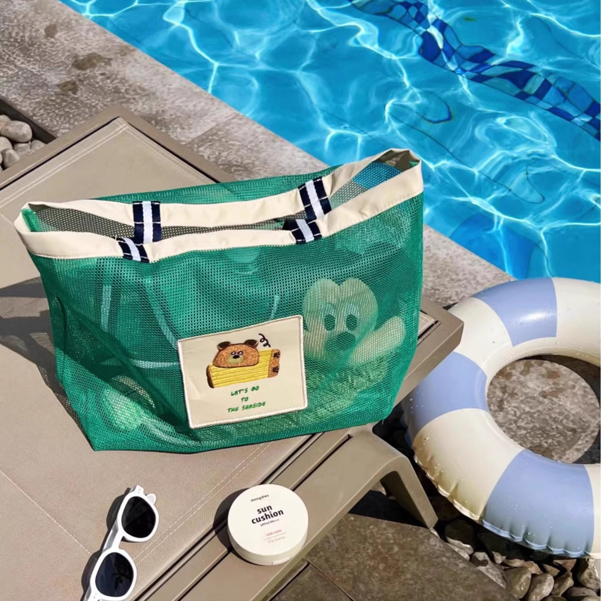 Children's Style Beach Toys Portable Pouch Swimming Wash Women's Handbag