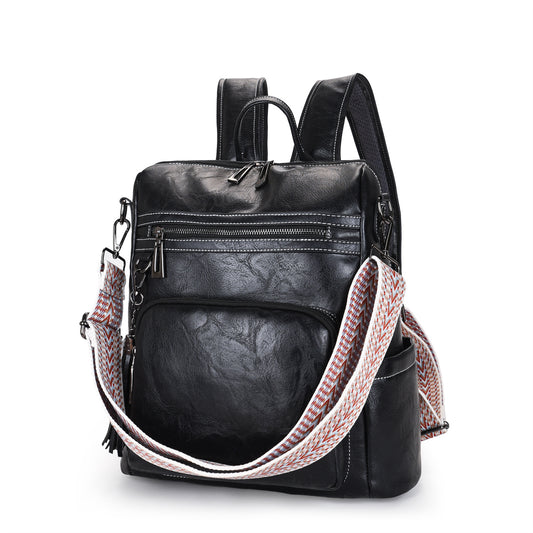 Women's Slouchy Lightweight Retro Large Capacity Backpacks
