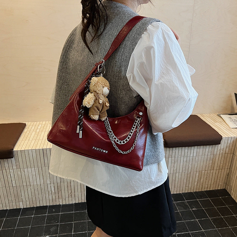 Women's French Minority Retro Chain Simple Stylish Shoulder Bags