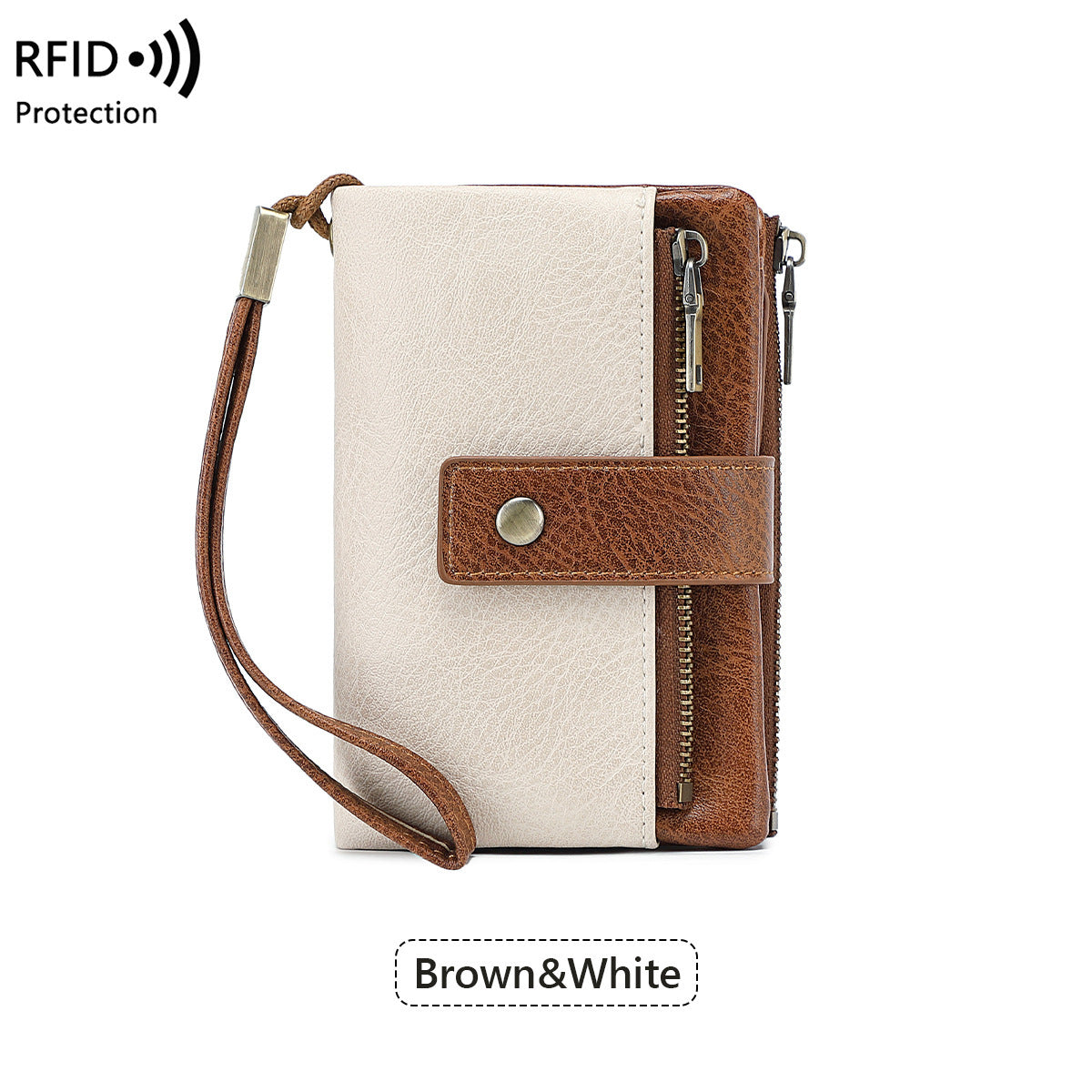 Women's Swiping Off Short Style Vintage Ladies Wallet